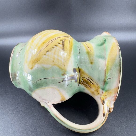 Vintage Italian Pottery Pitcher Carafe Hand Made Ceramic Made In Italy Decor VTG - Picture 9 of 16